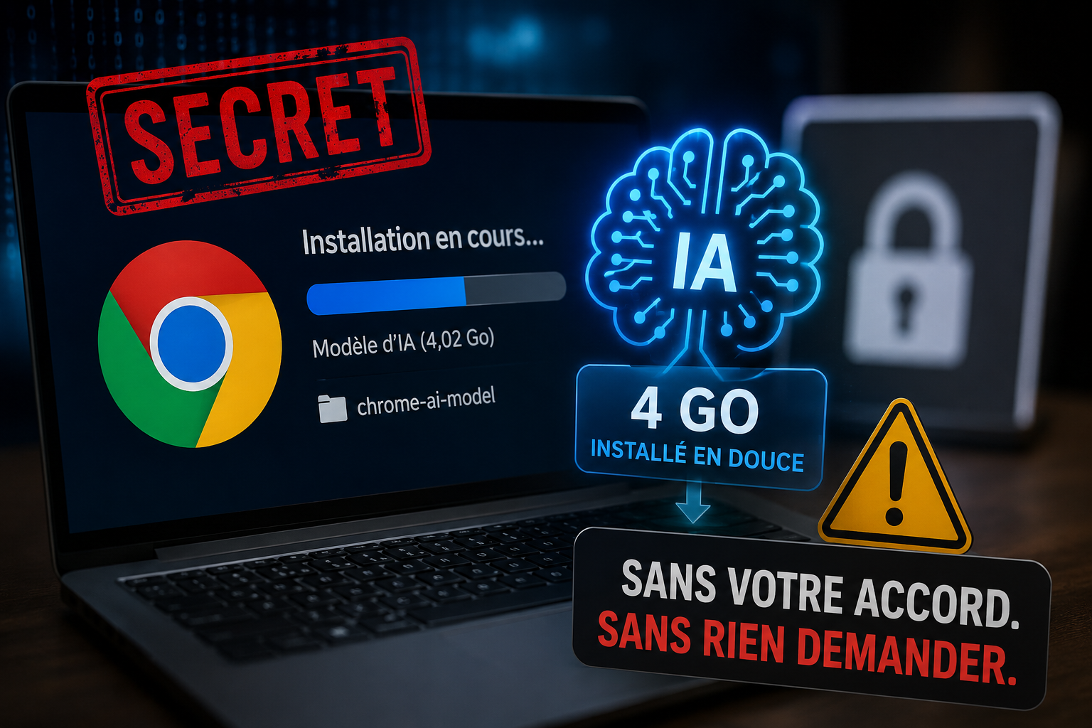 AI Chrome installe secrètement une IA